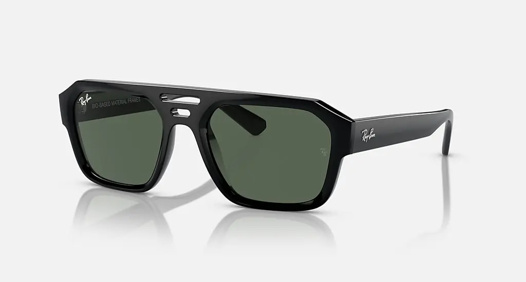 

Солнцезащитные очки Ray-Ban CORRIGAN BIO-BASED, темно-зеленый