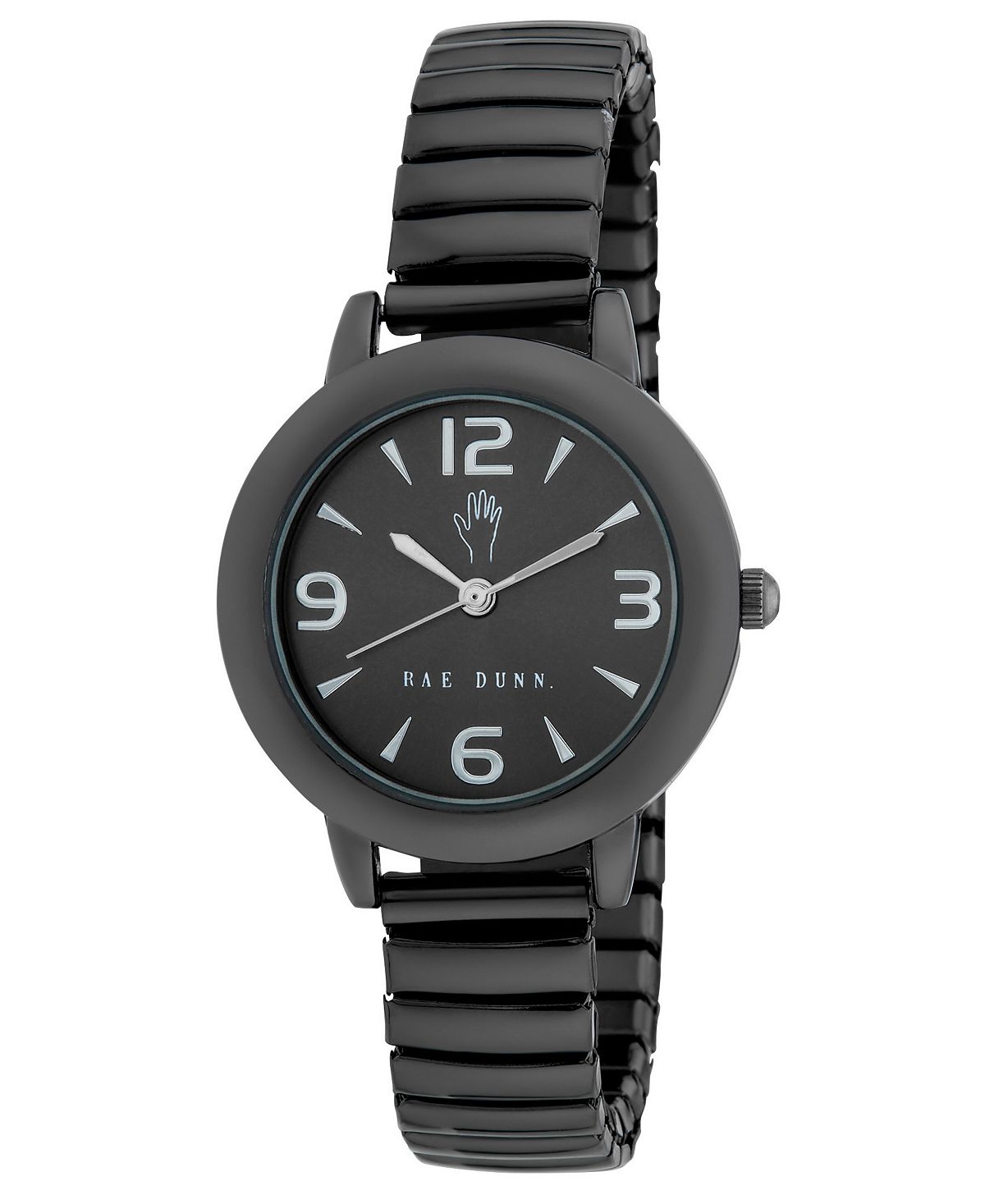 Женские кварцевые часы-браслет из черного сплава, 30 мм Rae Dunn, черный