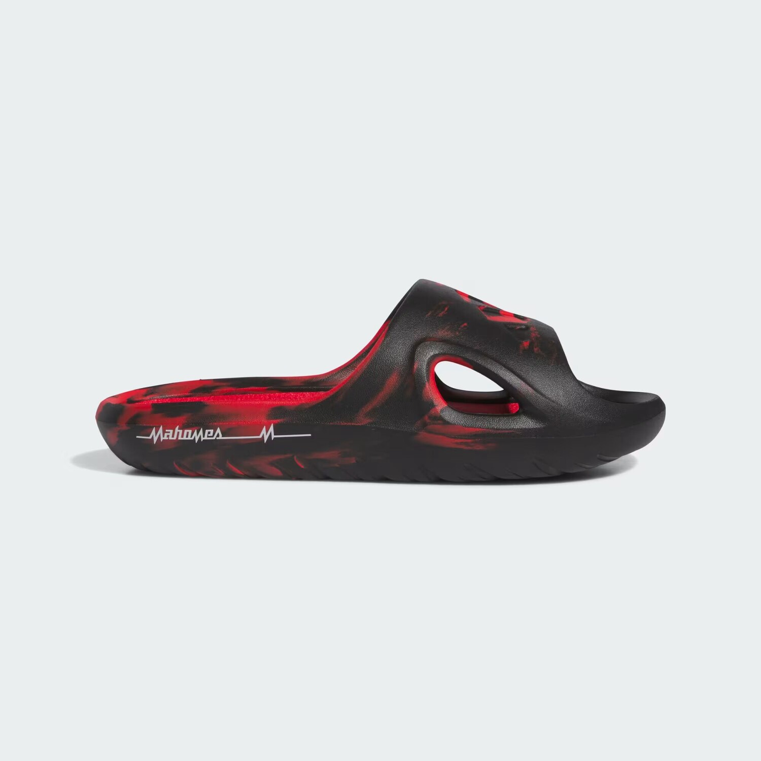 

Адикане Слайды Adidas, цвет Core Black/Team Collegiate Red/Bright Red