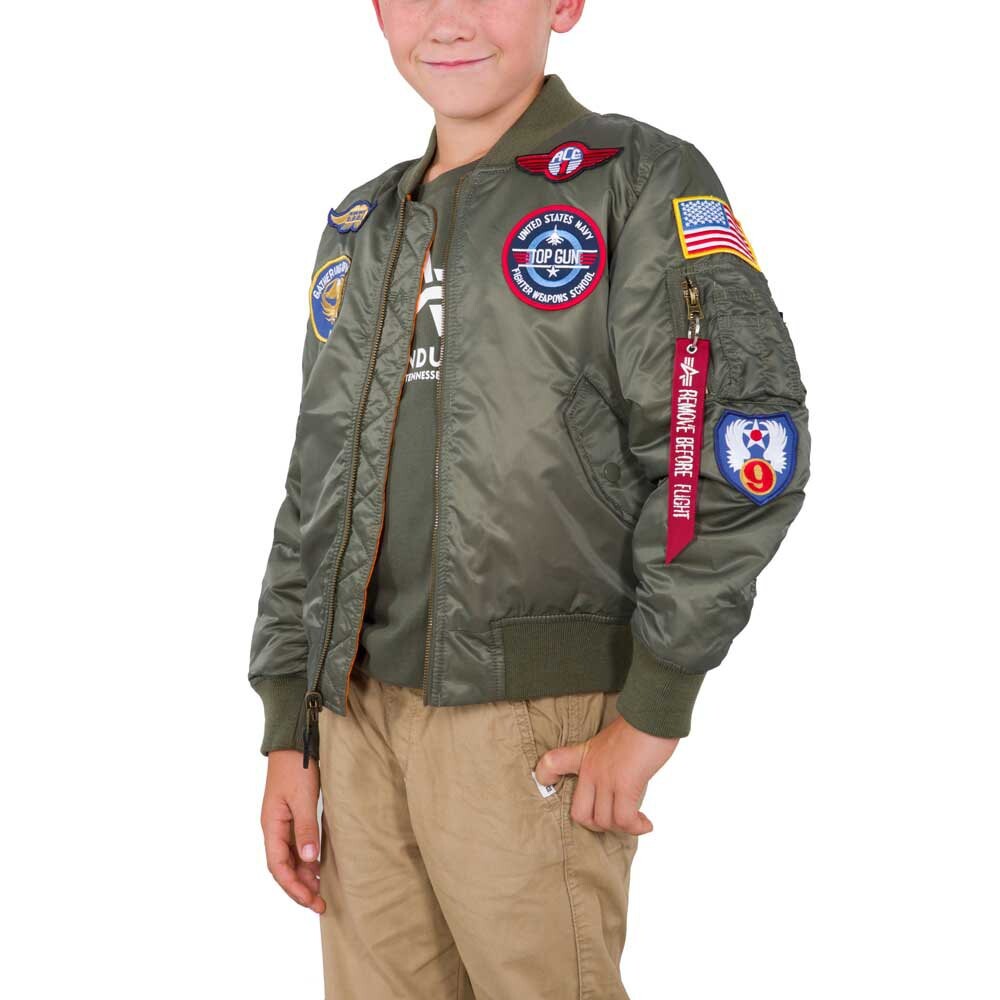 

Куртка Alpha Industries MA-1 Patch, зеленый