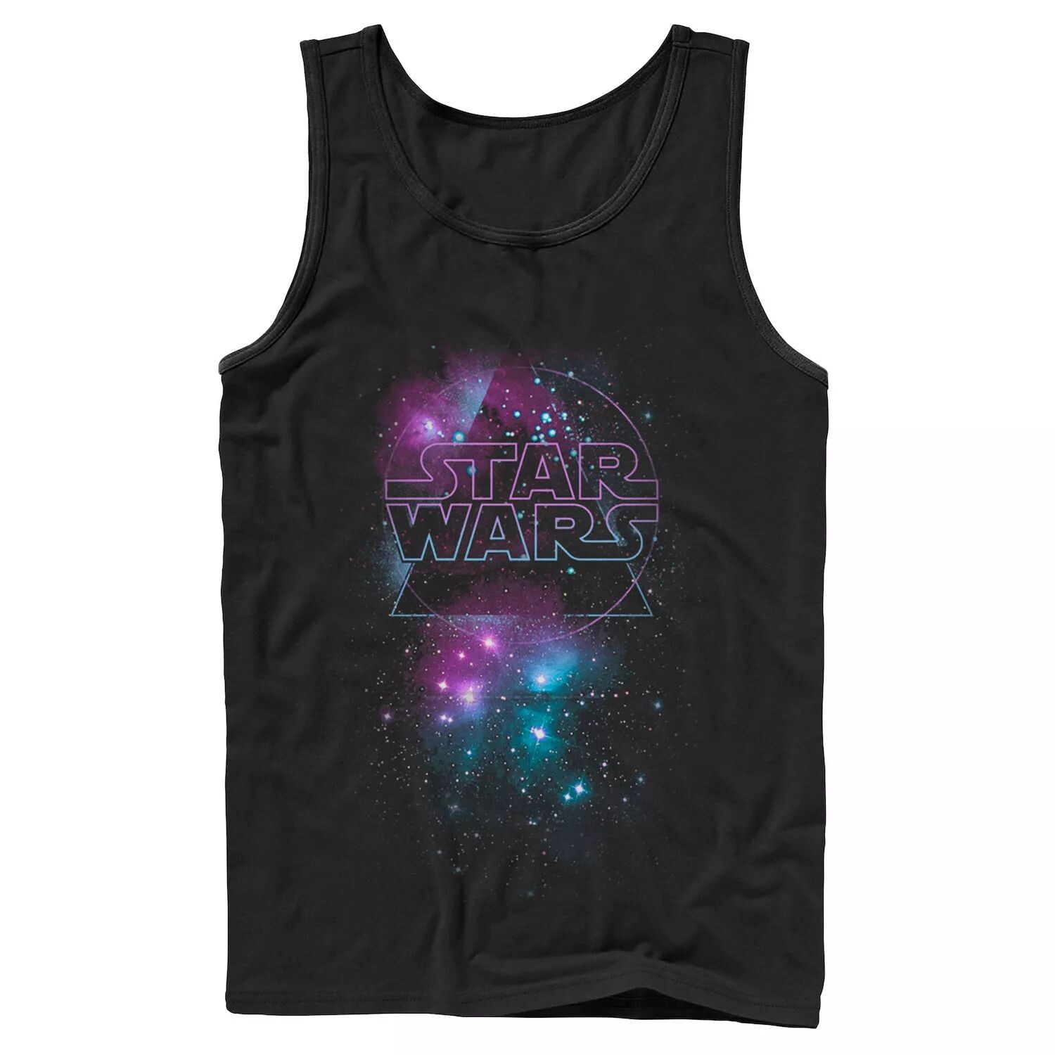 

Мужская майка с геометрическим логотипом Star Wars Galaxy