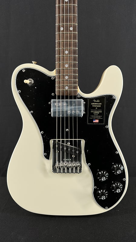 Электрогитара Fender American Vintage II 1977 Telecaster Custom in Olympic White электрогитара fender telecaster 2023 olympic white with custom hardware