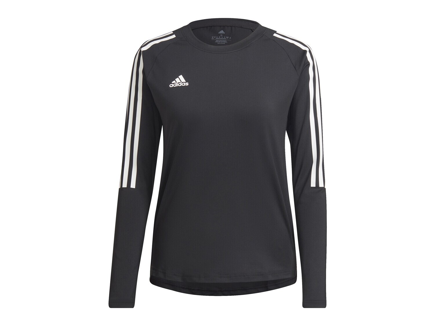 

Женская волейбольная майка с длинными рукавами Hi Low adidas, черный