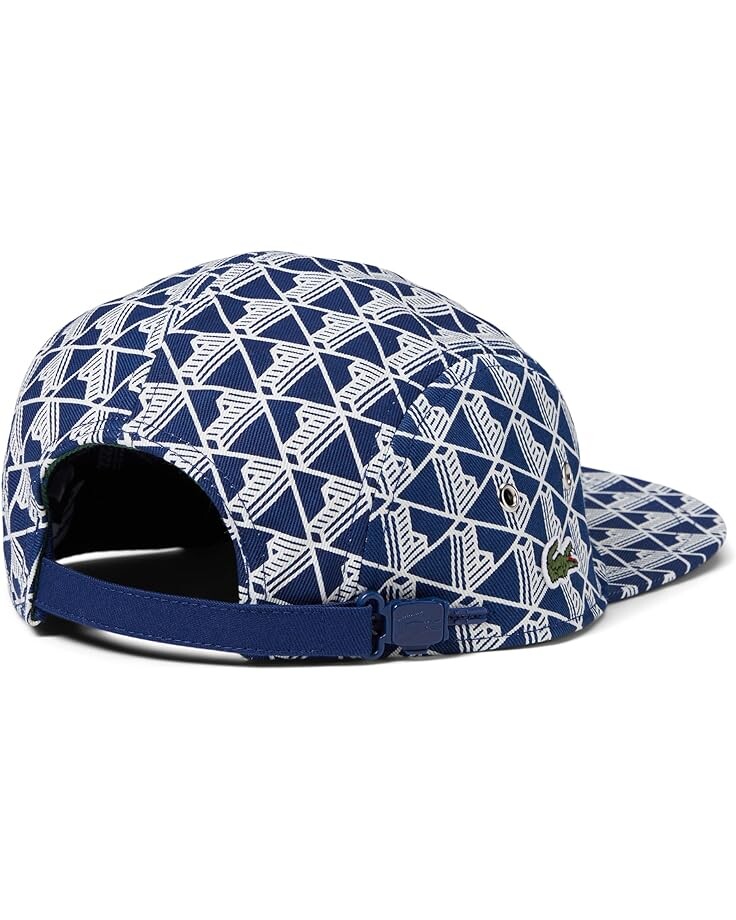 

Кепка Lacoste All Over Monogram Cap, цвет Methylene/Farine