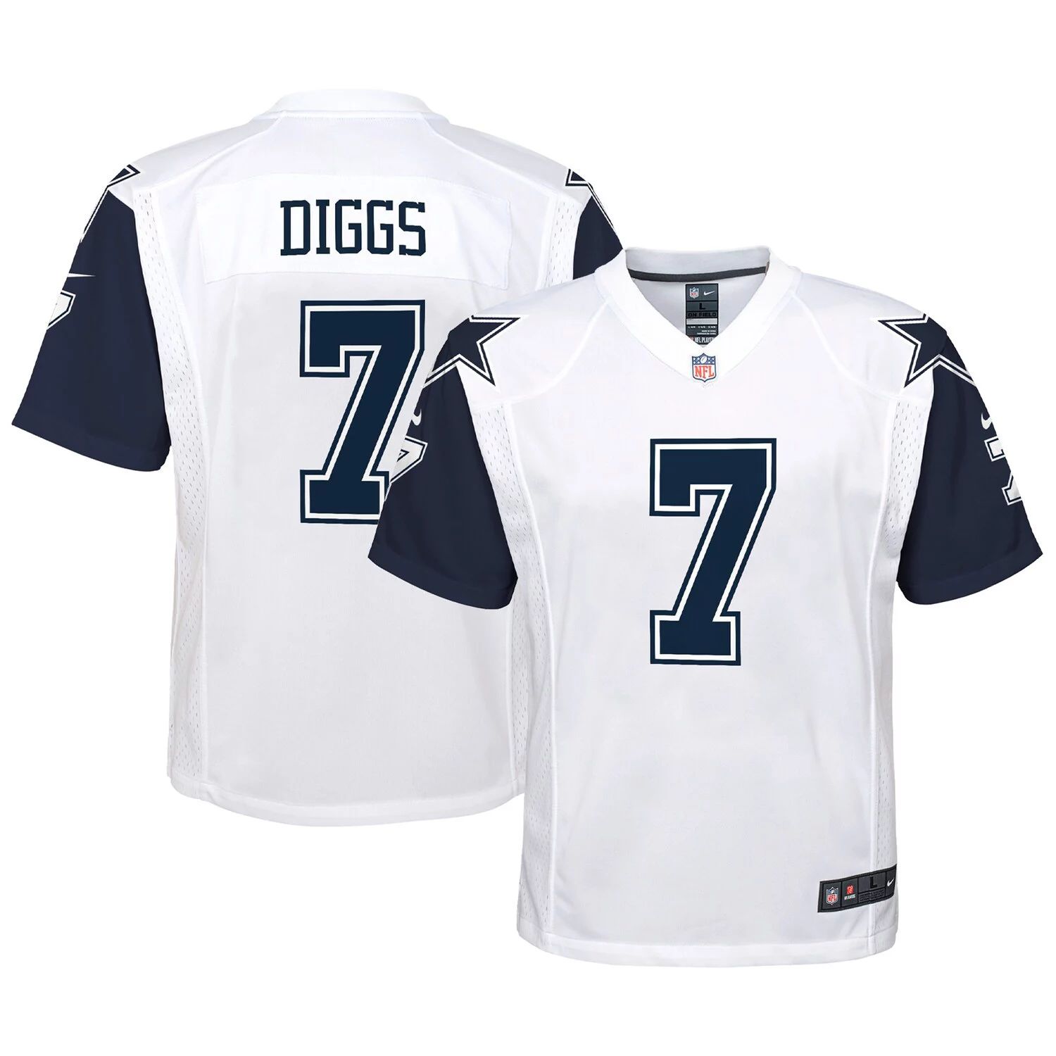 Молодежная футболка Nike Trevon Diggs White Dallas Cowboys Alternate Game Nike