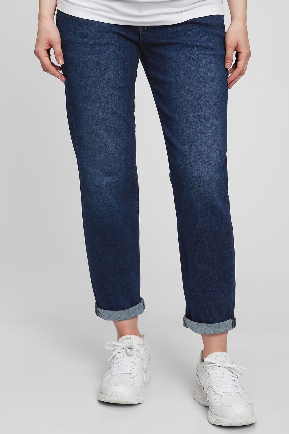 

Джинсы для беременных Over The Bump покроя подружка Gap, синий