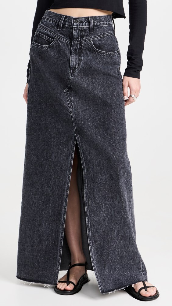 

Юбка SLVRLAKE Dallas Double Yoke Maxi Last Stand