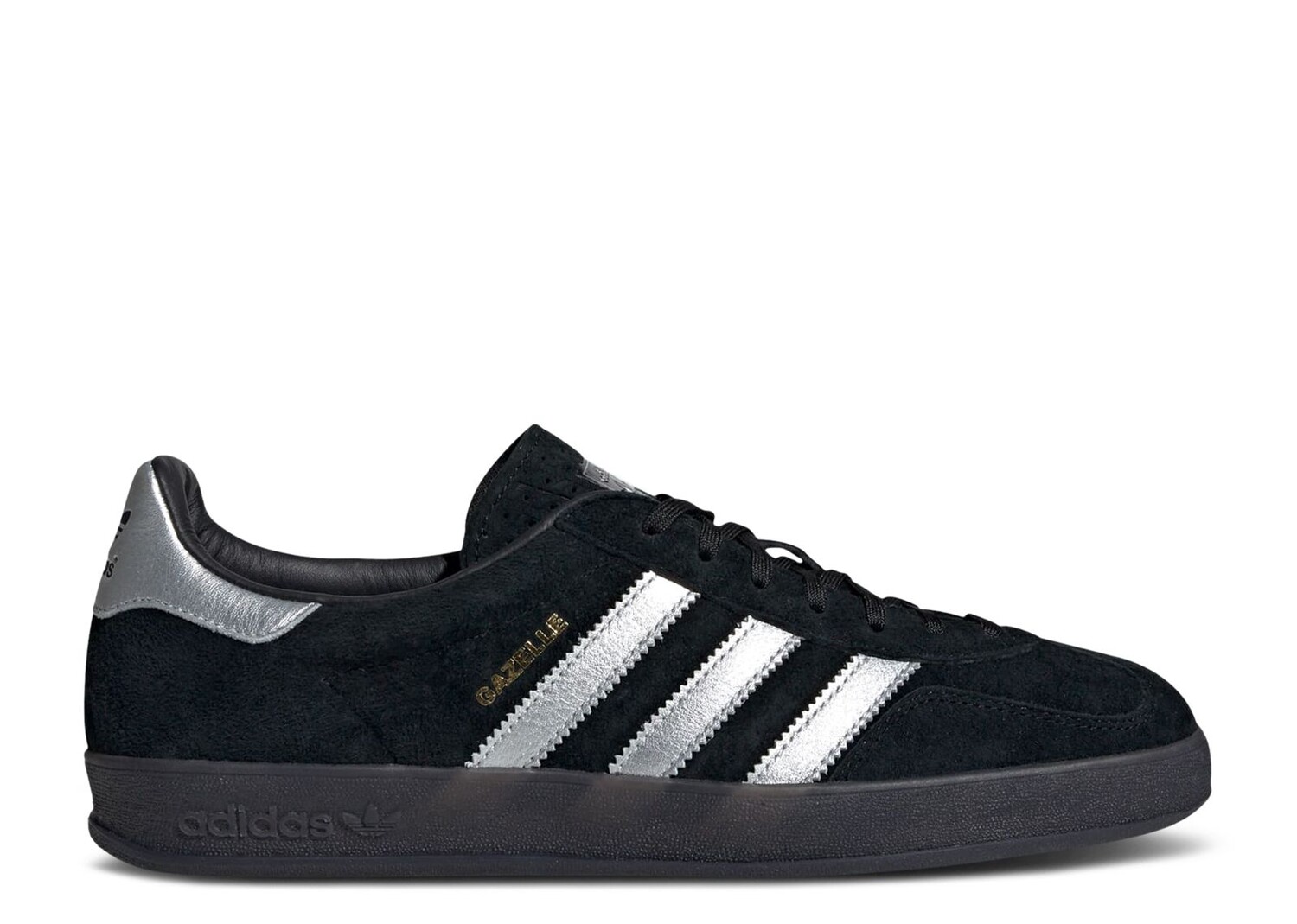 

Кроссовки adidas Gazelle Indoor 'Black Matte Silver', черный
