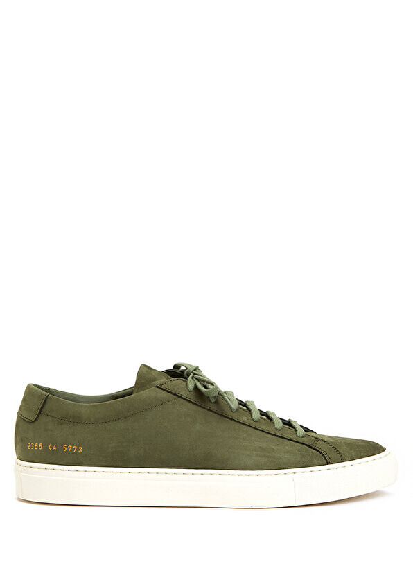 

Мужские кожаные кроссовки цвета хаки Common Projects