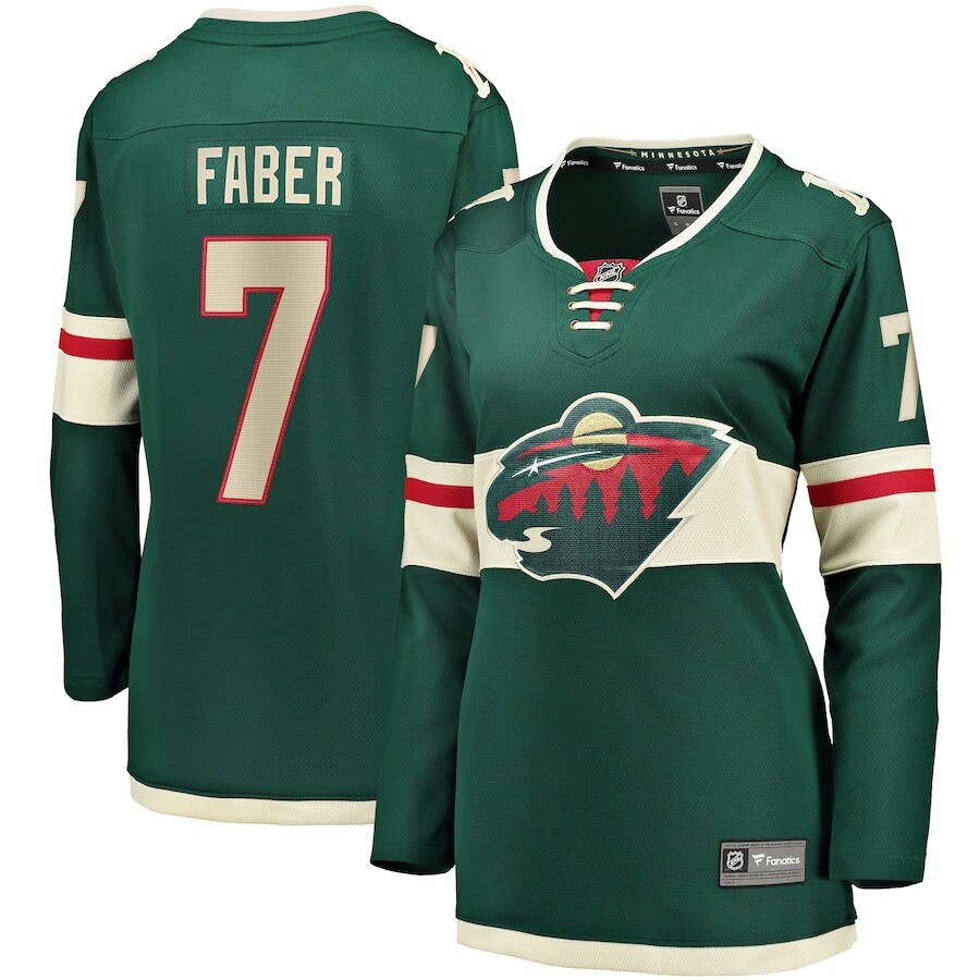 

Джерси Fanatics Branded Minnesota Wild, зеленый