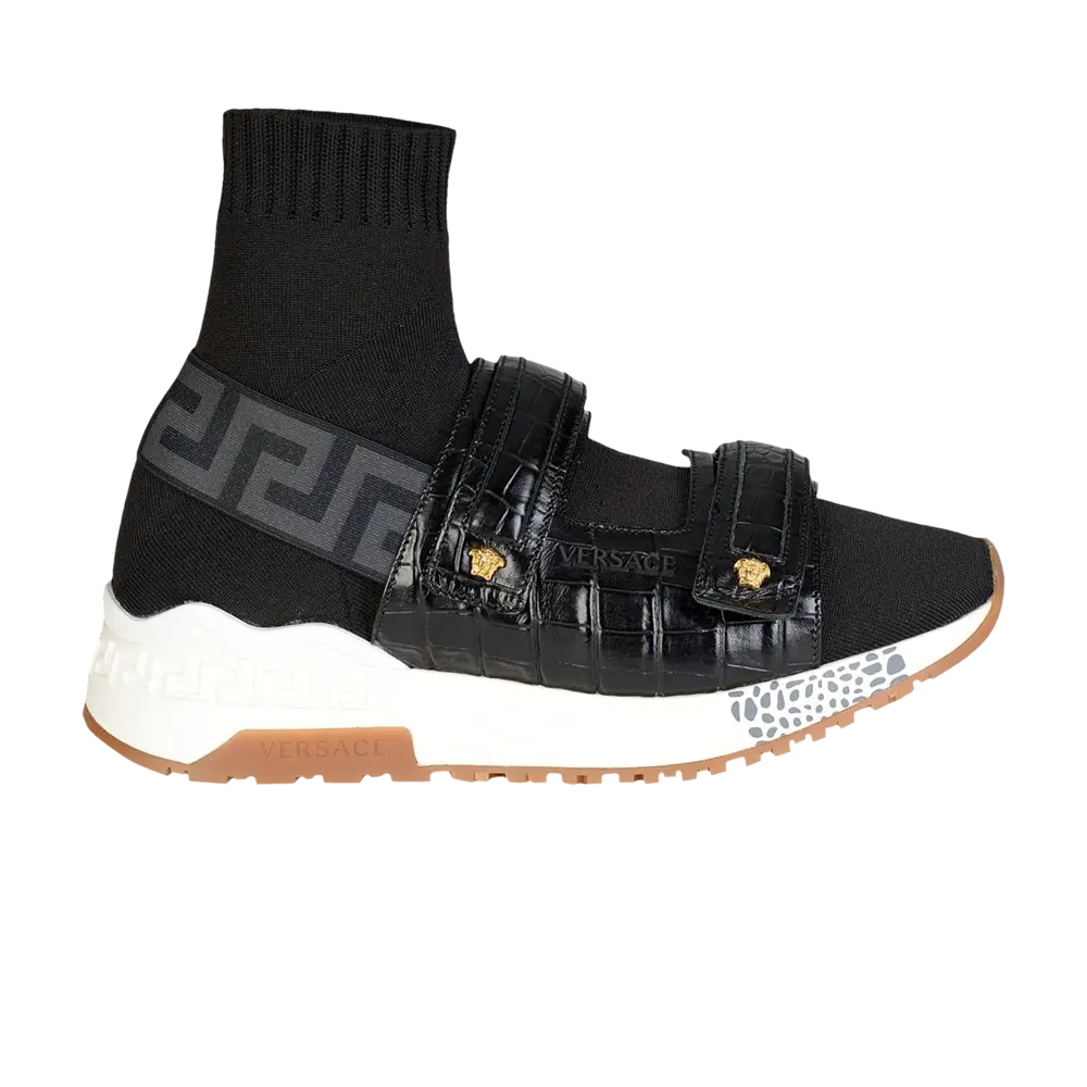 

Кроссовки Versace Touch-Strap Sock Mid, черный