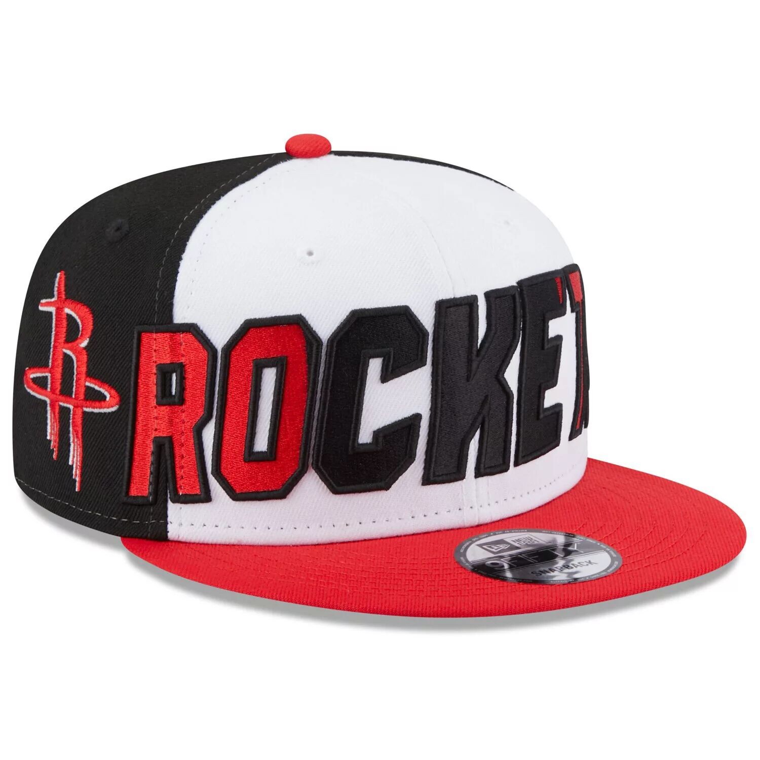 

Мужская кепка New Era белого/красного цвета Houston Rockets Back Half 9FIFTY Snapback