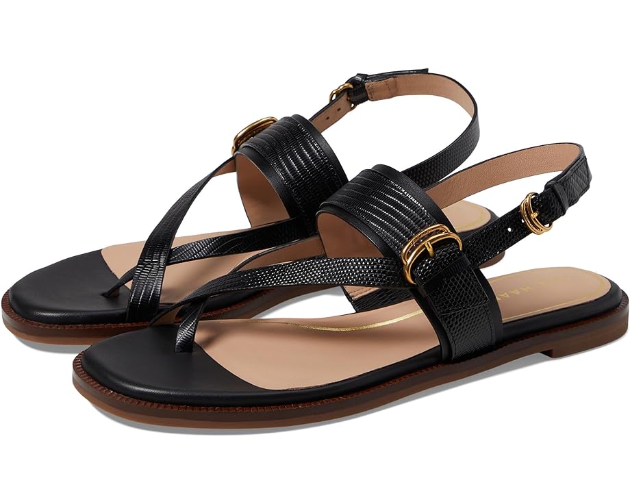 

Сандалии Cole Haan Anica Lux Buckle Sandals, черный