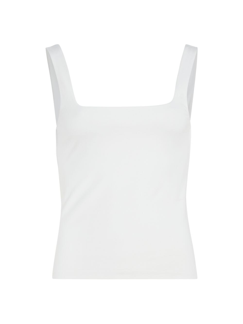 

Хлопковая майка с квадратным вырезом Vince, белый