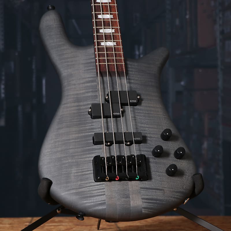 Басс гитара Spector Euro 4LX Electric Bass Guitar in Trans Black Stain Matte cb401 lx