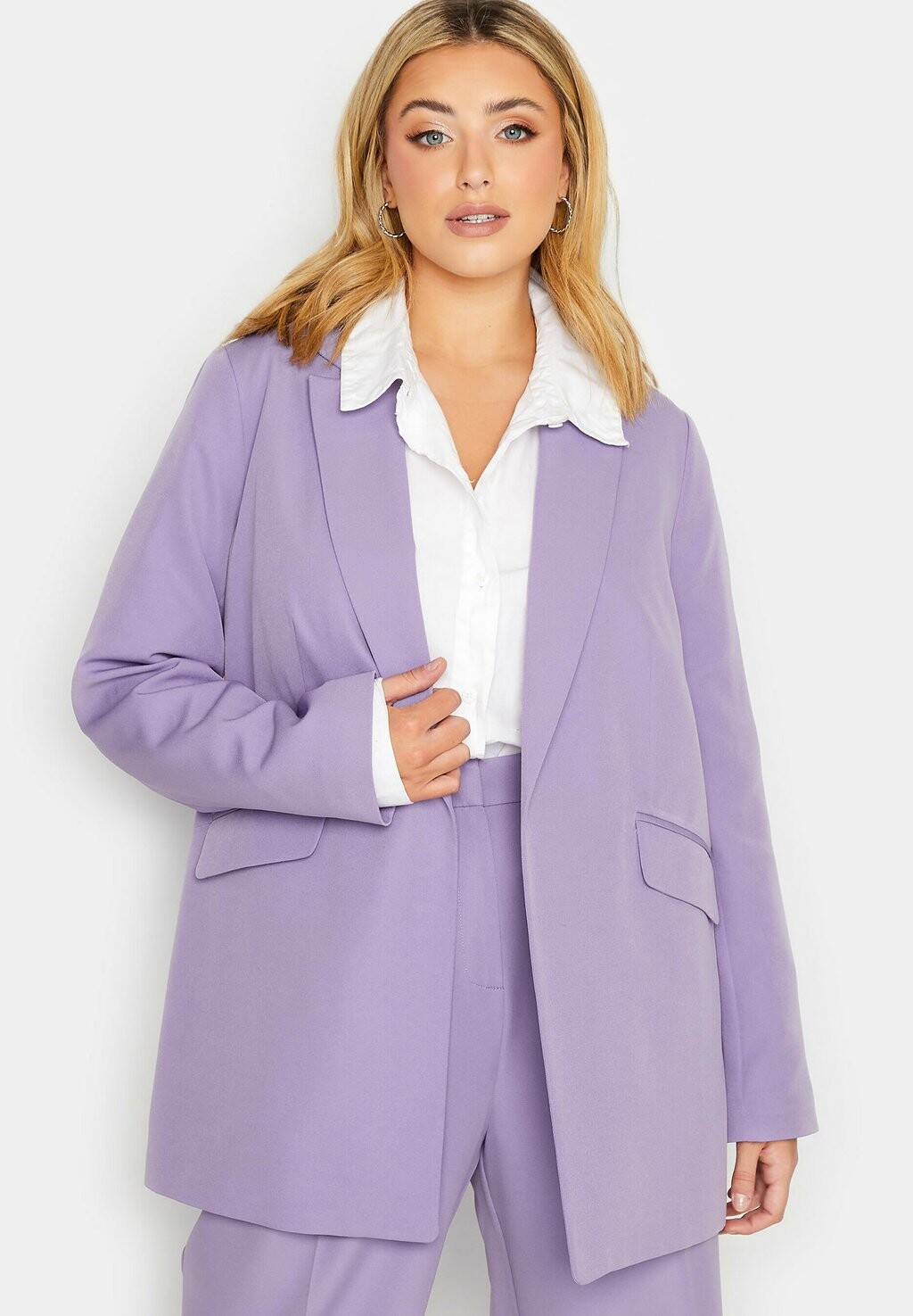 

Короткое пальто Yours Clothing, Серый