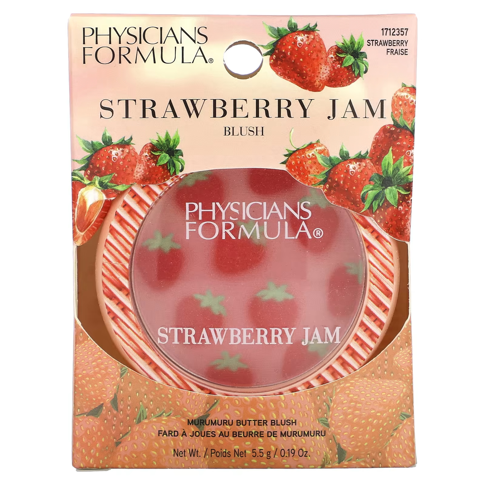 Румяна масляные Physicians Formula Murumuru Strawberry Jam, 5,5 гр.