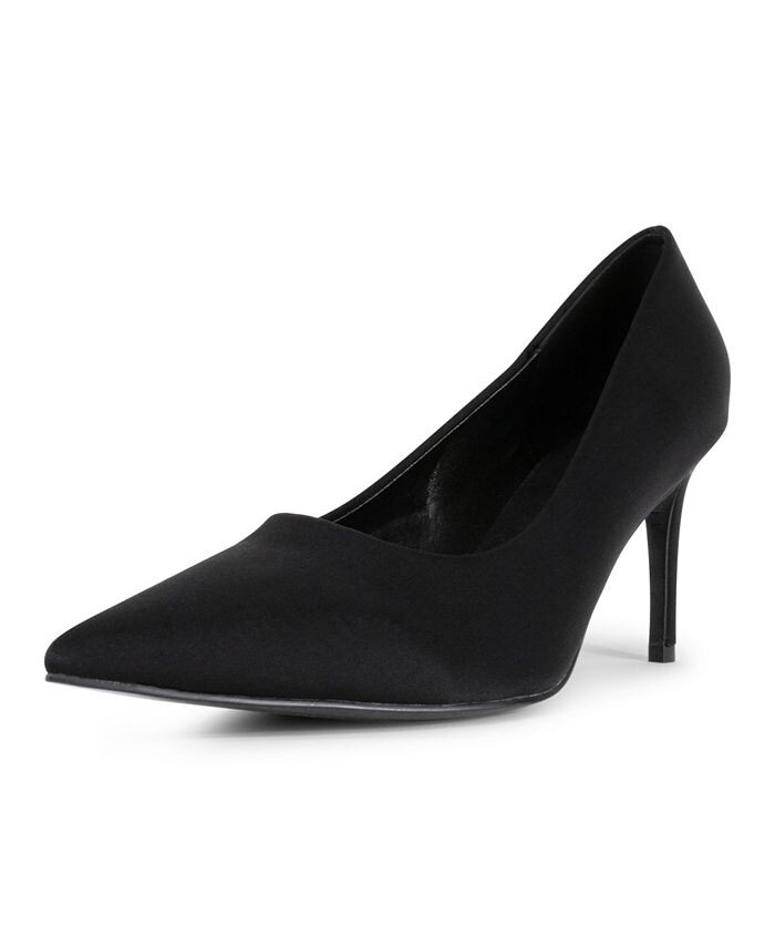 

Женские туфли-лодочки Sophia с острым носком — расширенные размеры 10–14 SMASH Shoes, черный