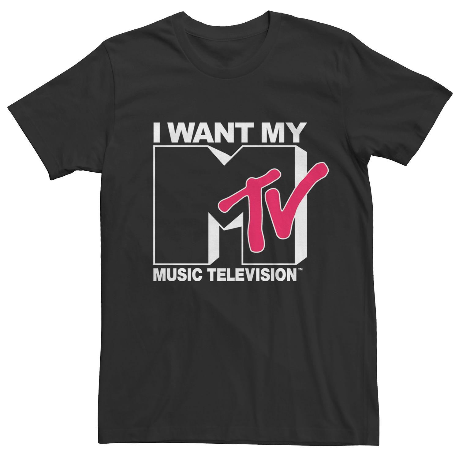 Мужская футболка с логотипом I Want My MTV Licensed Character футболка с логотипом mtv i want my mtv est 1981 для мальчиков 8–20 лет licensed character