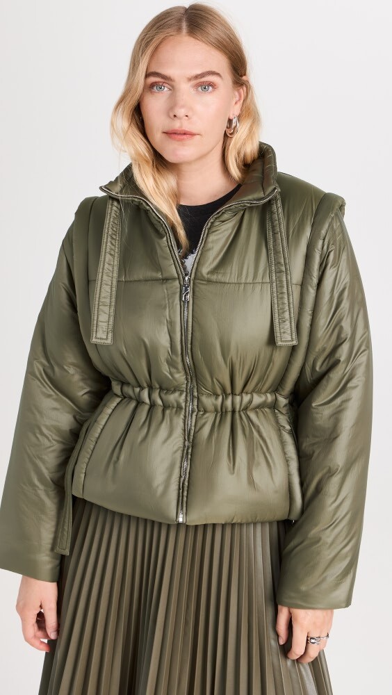 

Куртка GANNI Shiny Quilt Vest