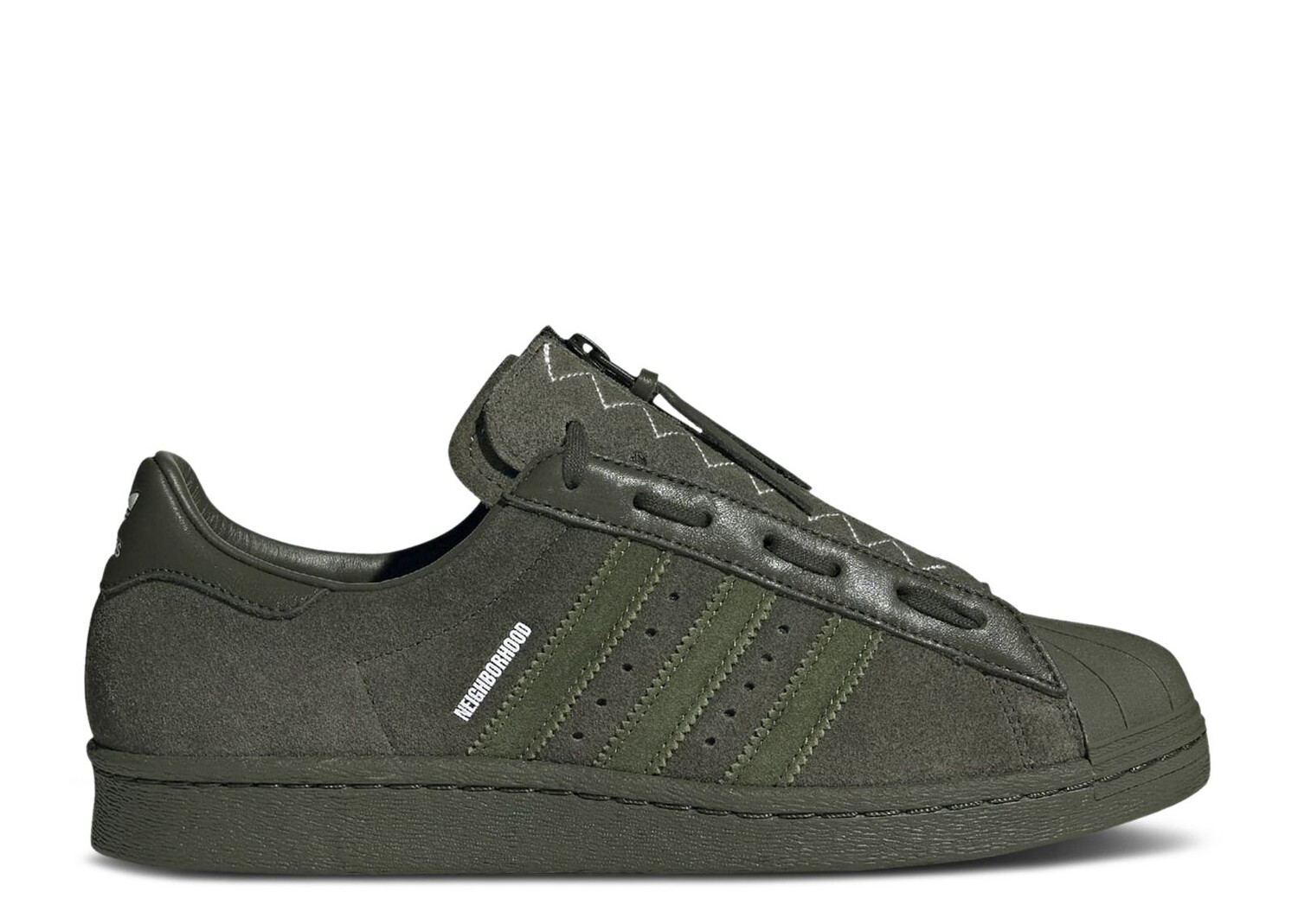 

Кроссовки adidas Neighborhood X Superstar 80S 'Night Cargo', зеленый
