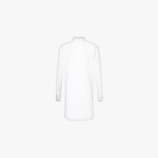 

Рубашка Corso oversize из хлопкового поплина с вывороткой Dries Van Noten, белый