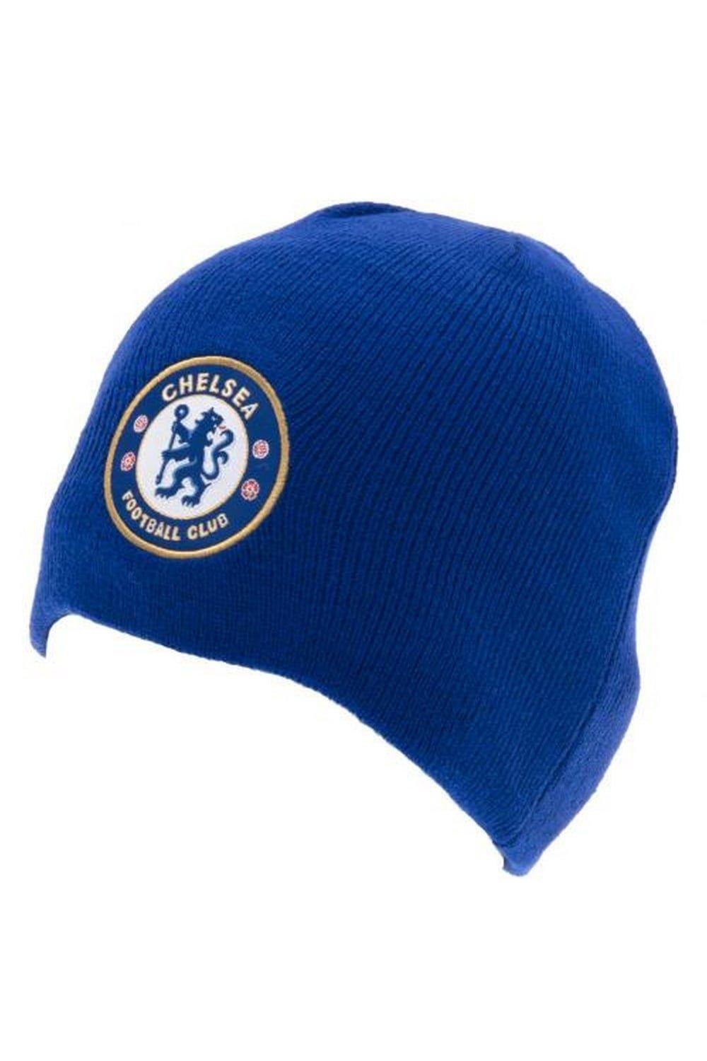 Официальная вязаная шапка Chelsea FC, синий шапка гриффиндор с гербом универсальный детский размер