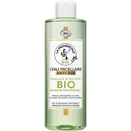 

La Provenг§Ale Bio Micellar Anti-Aging Сертифицированное органическое оливковое масло для лица и глаз от Aoc Provence, сделано во Франции, для всех типов кожи, 400 мл, La Provenale Bio