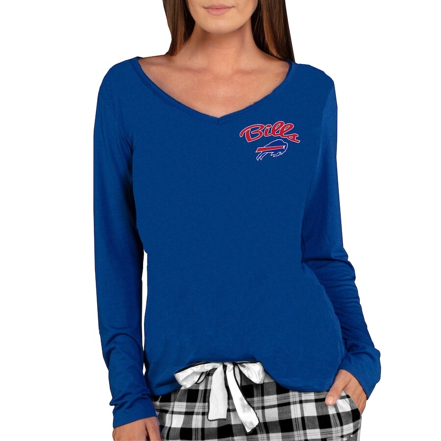 

Футболка с длинным рукавом Concepts Sport Buffalo Bills, роял