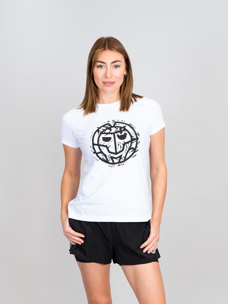

Футболка BIDI BADU Melbourne Chill Tee white/black, белый