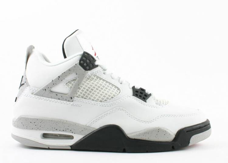 

Кроссовки AIR JORDAN 4 RETRO 'CEMENT' 1999, белый
