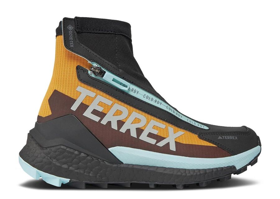 

Кроссовки adidas Terrex Free Hiker, цвет Black Preloved Yellow Aqua