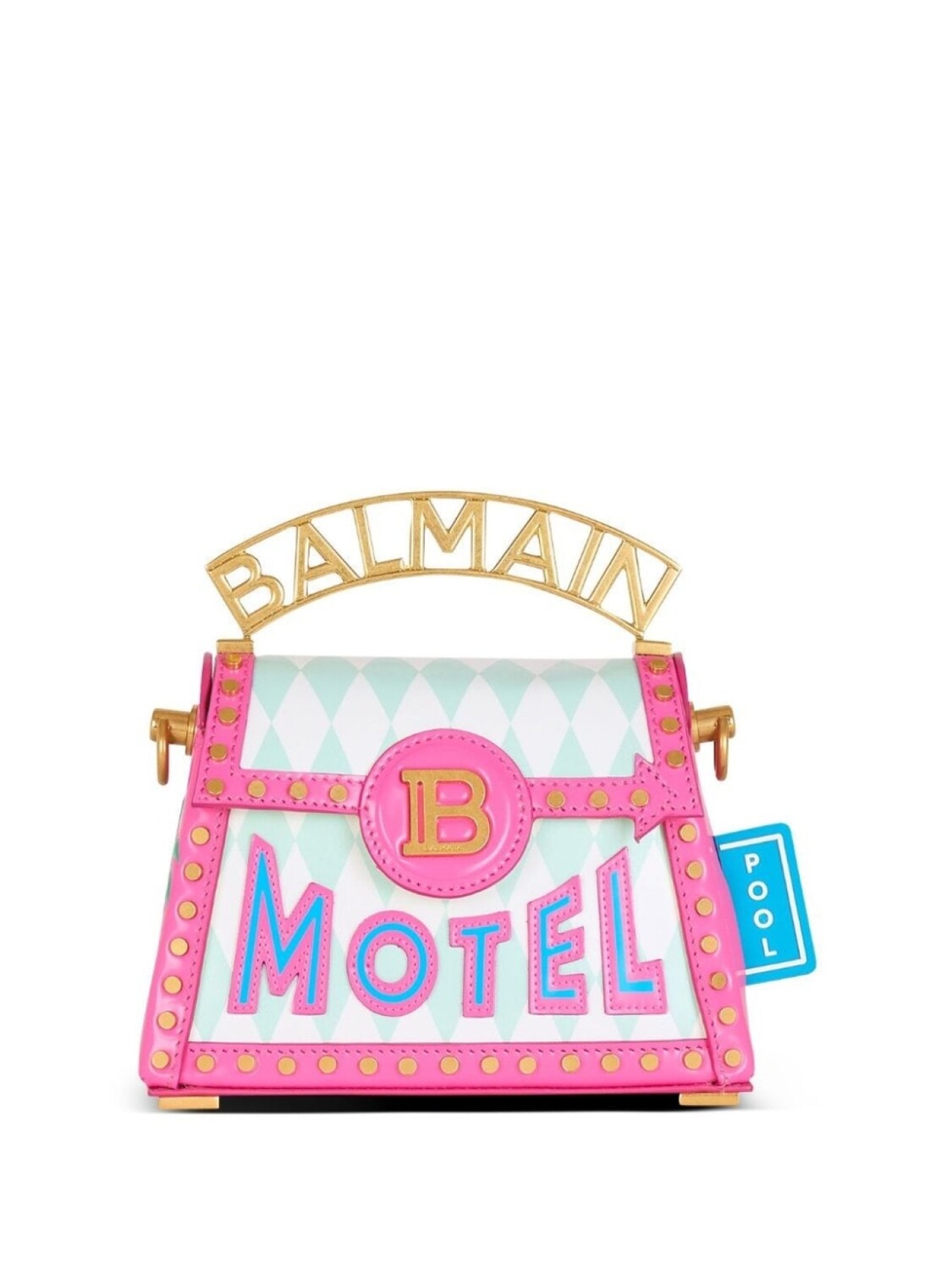 

Balmain мини-сумка B-Buzz Dynasty, розовый