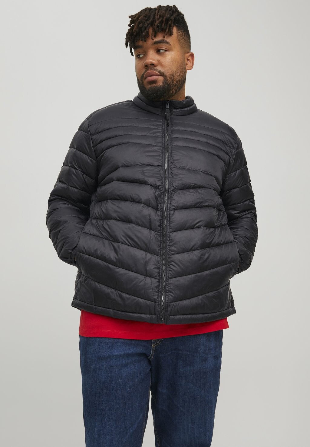 

Зимняя куртка JJEHERO PUFFER HOOD Jack & Jones, черный