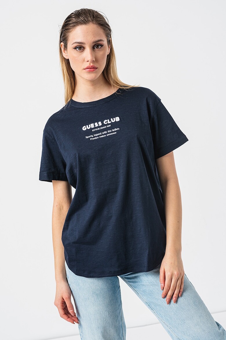 

Футболка свободного кроя Guess, синий