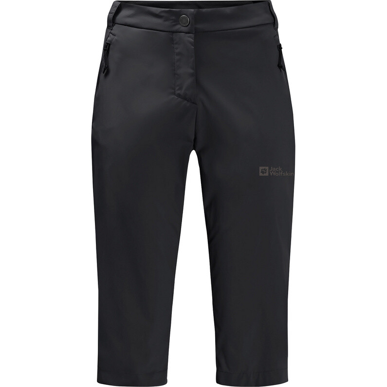 

Женские брюки Activate Light 3/4 Jack Wolfskin, черный
