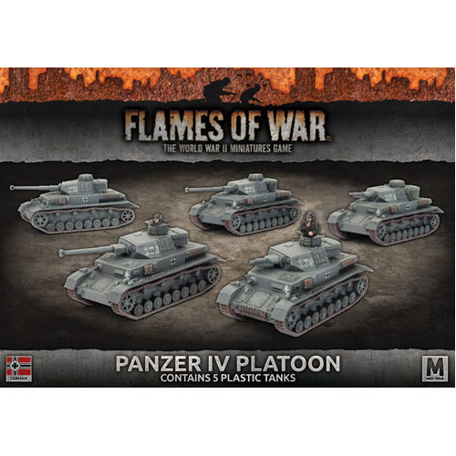 набор инструментов для panzer iv Фигурки Flames Of War: Panzer Iv Platoon