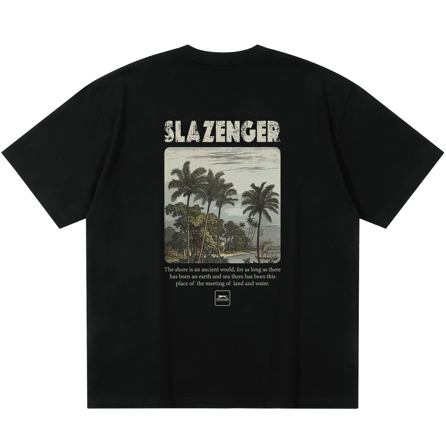 

Футболка унисекс Slazenger, черный