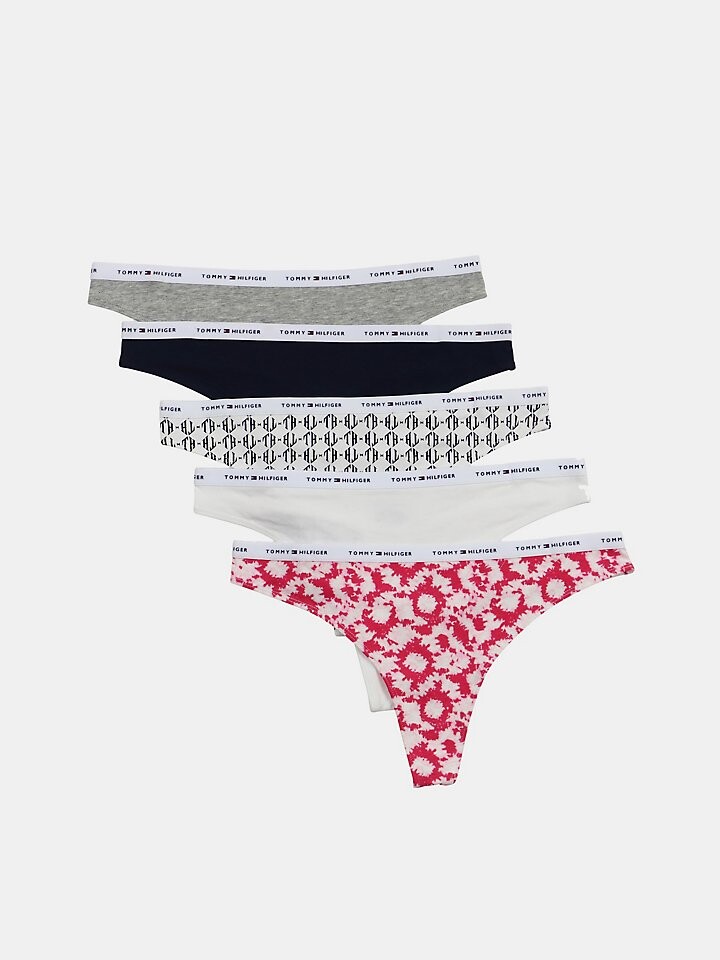 

Смешанные стринги с логотипом, 5 шт. Tommy Hilfiger
