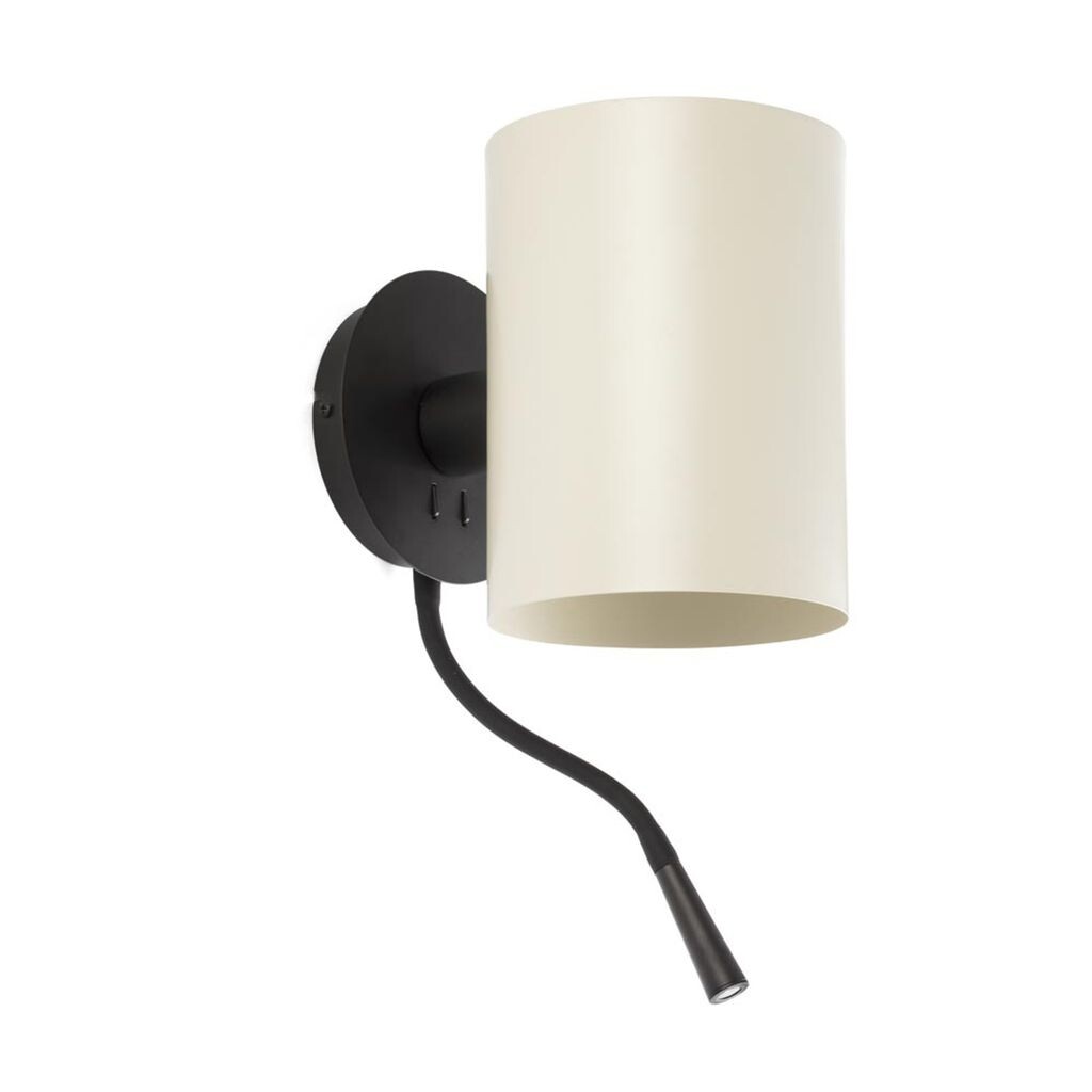 

Faro Guadalupe Черный Настенный Светильник С Ридером Бежевый Lampsh