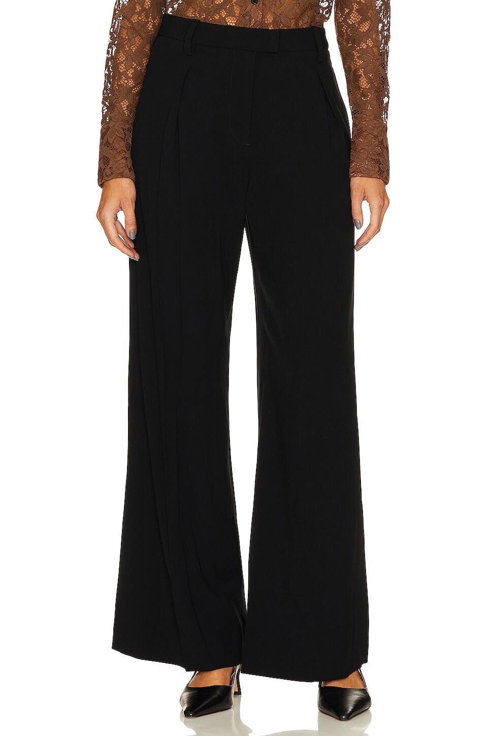 

Брюки Rag & Bone Bennett Japanese Crepe, черный