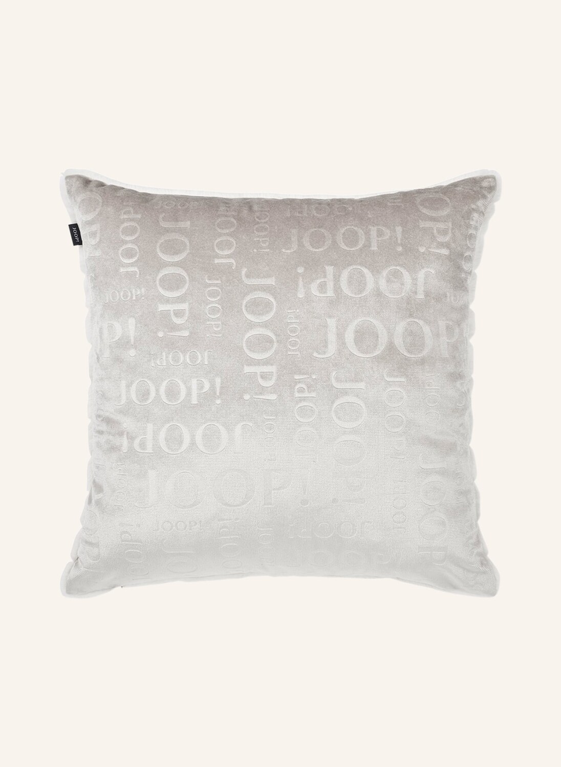 Декоративная подушка Joop GLAM, 45x45 см, белый/бежевый