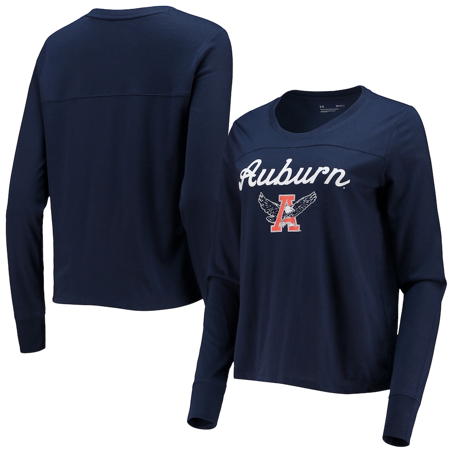 

Футболка с длинным рукавом Under Armour Auburn Tigers, нави