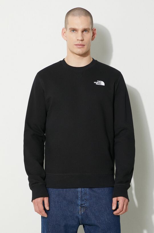 

Хлопковая толстовка M Simple Dome Crew The North Face, черный