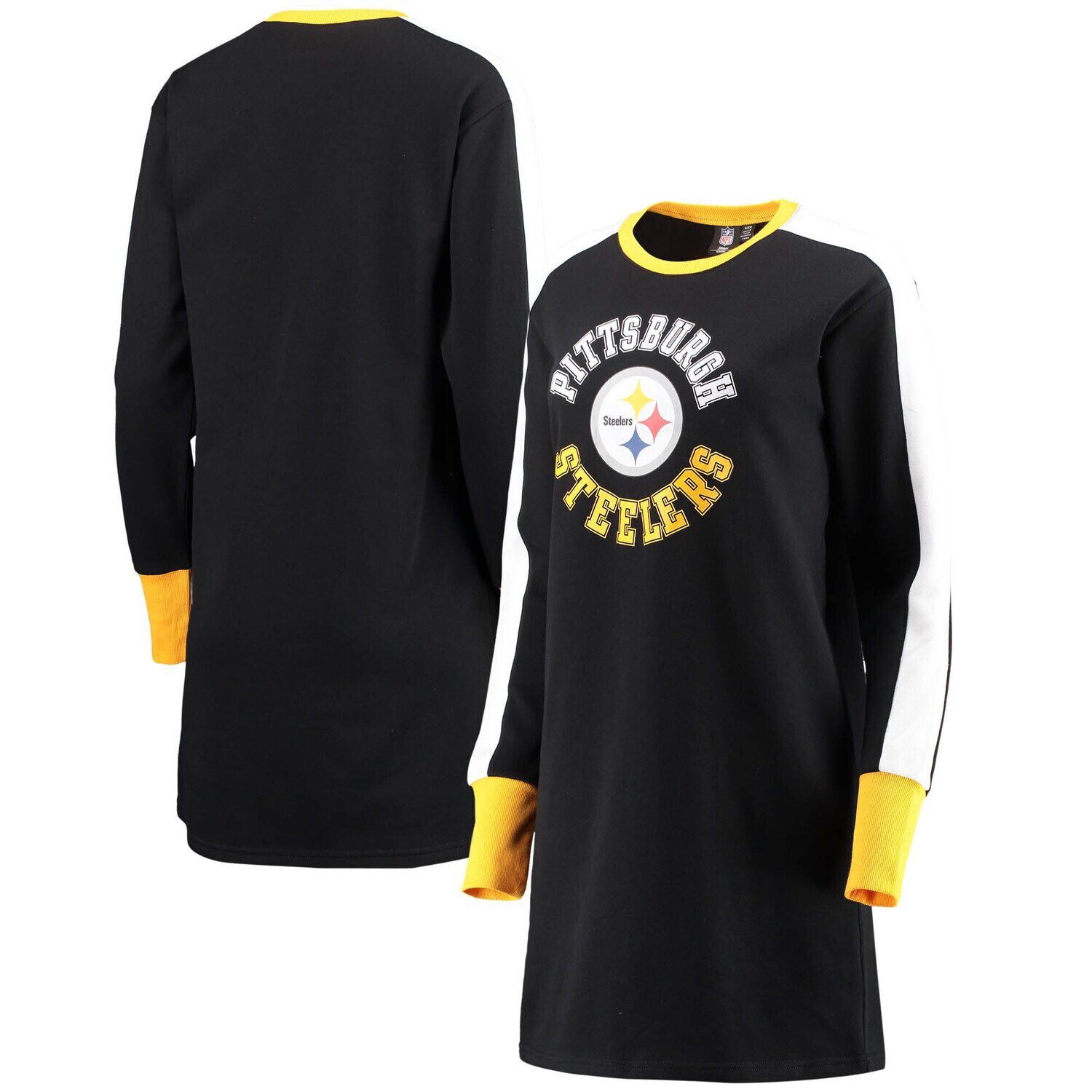 

Женское платье-футболка G-III 4Her by Carl Banks Black Pittsburgh Steelers Hurry Up Offense G-III