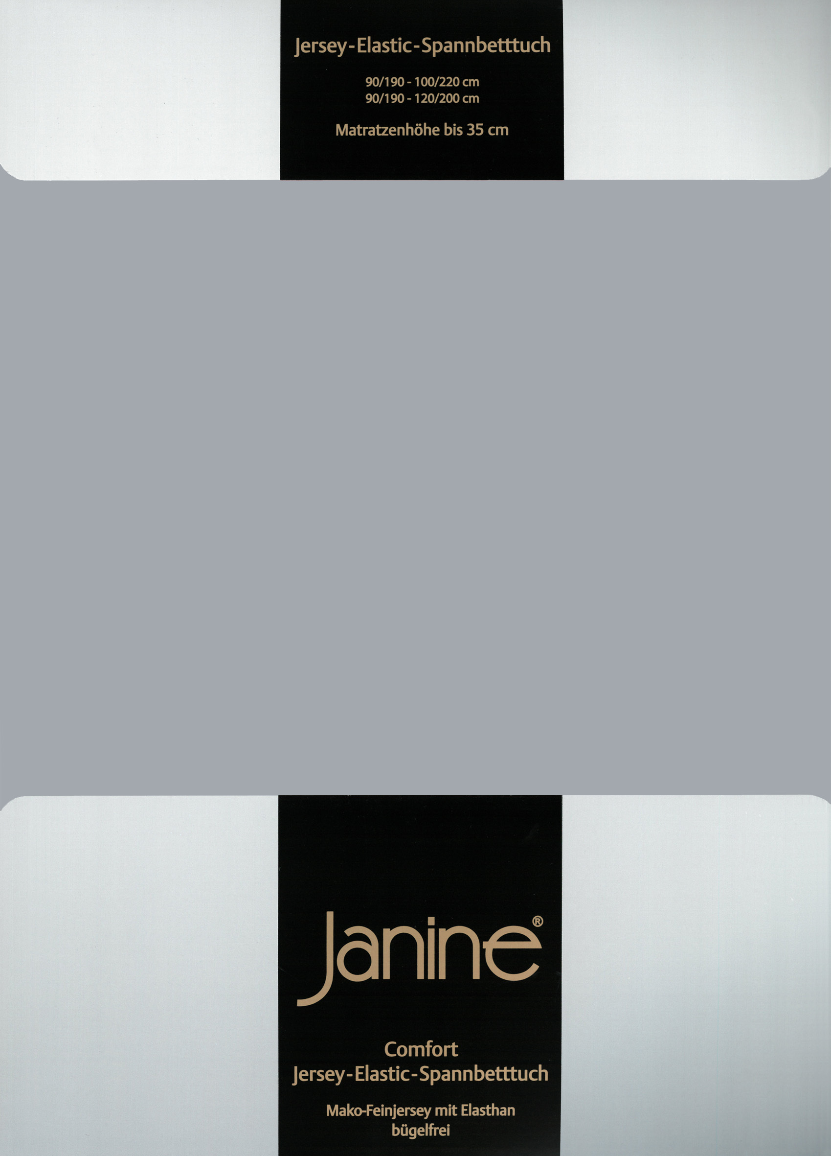Простыня Janine Elastic Jersey, цвет platin asper platin cilt topuklu terlik