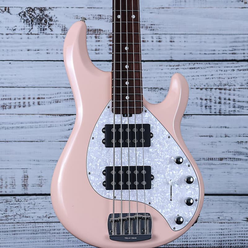

Басс гитара Music Man Stingray 5 Special HH Bass Guitar | Pueblo Pink