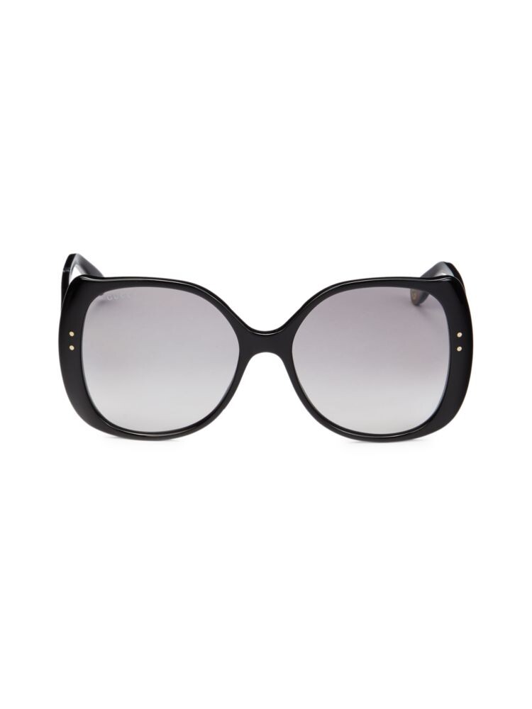 

Солнцезащитные очки-бабочки 56MM Gucci, черный