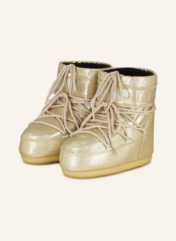 

Лунные сапоги icon low glitter Moon Boot, желтый