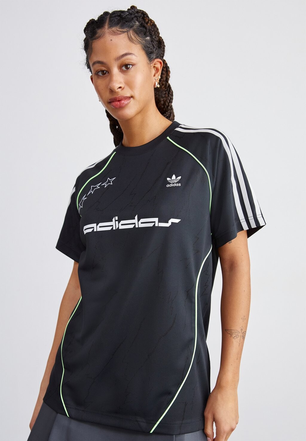 Футболка с принтом Short Sleeve adidas Originals, черный